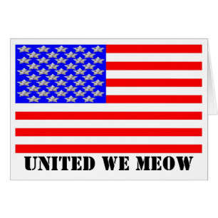 United We Meow Cards
