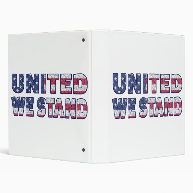 United we stand  3 ring binder (Background)