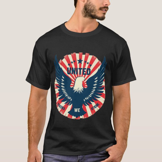 United We Stand American Eagle T-Shirt (Front)
