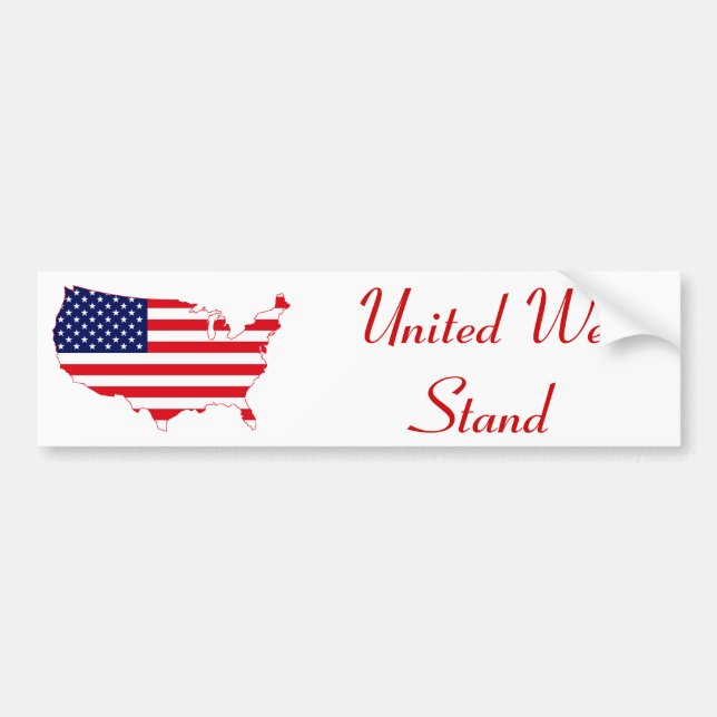 United We Stand Bumper Sticker (Front)