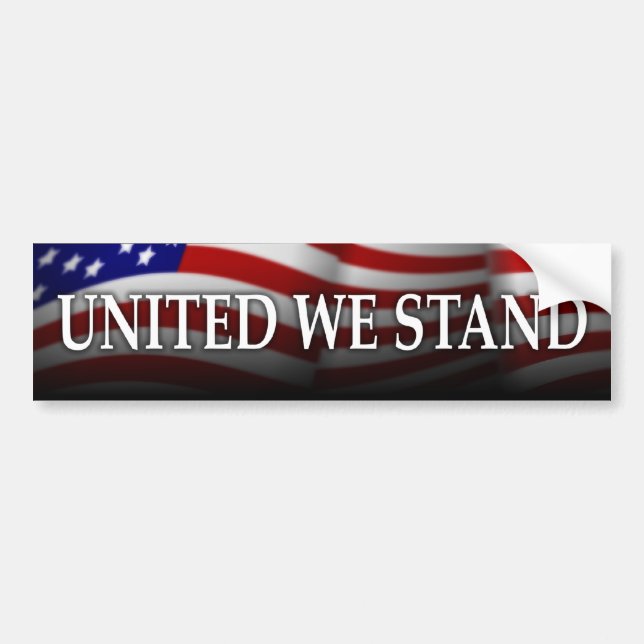 United We Stand Bumper Sticker (Front)