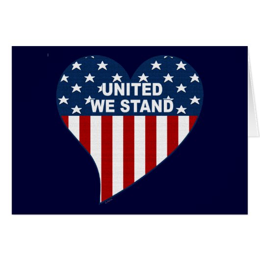 United We Stand Cards (Front Horizontal)