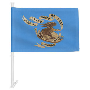 United We Stand Civil War Car Flag