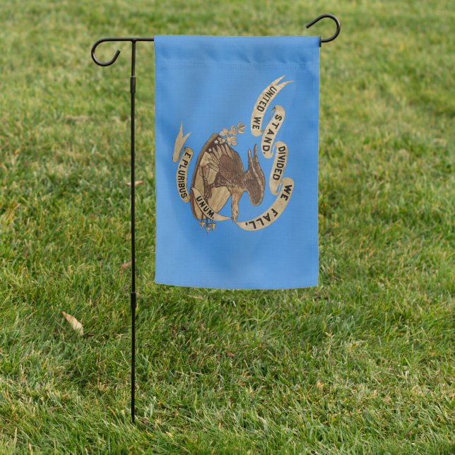United We Stand Civil War Garden Flag (In SItu)