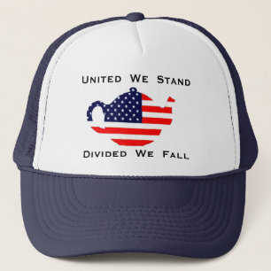 United We Stand Divided We Fall Patriotic Hat