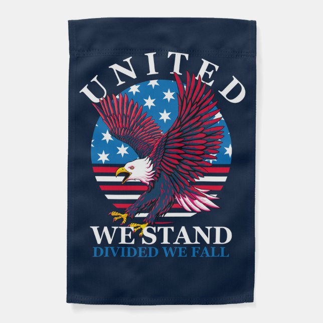 United We Stand - Eagle and American Flag (Front)
