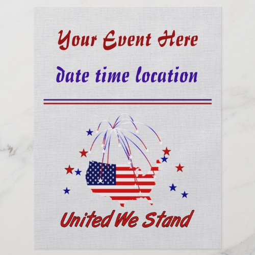 United We Stand Flyer