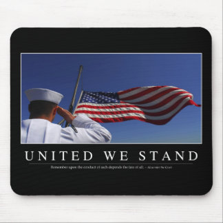 United We Stand: Inspirational Quote Mouse Pad
