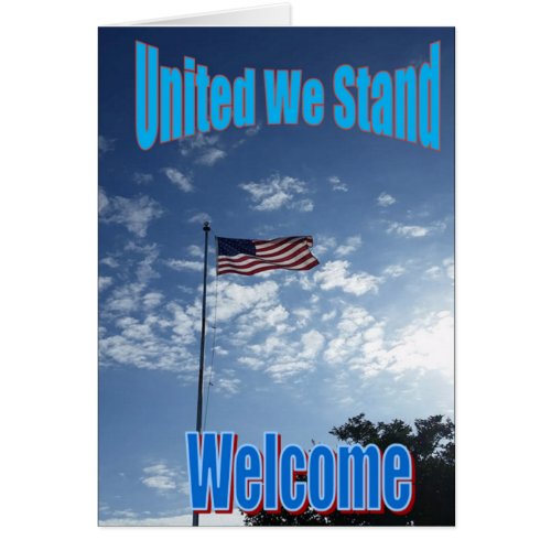 United We Stand New US Citizen Card