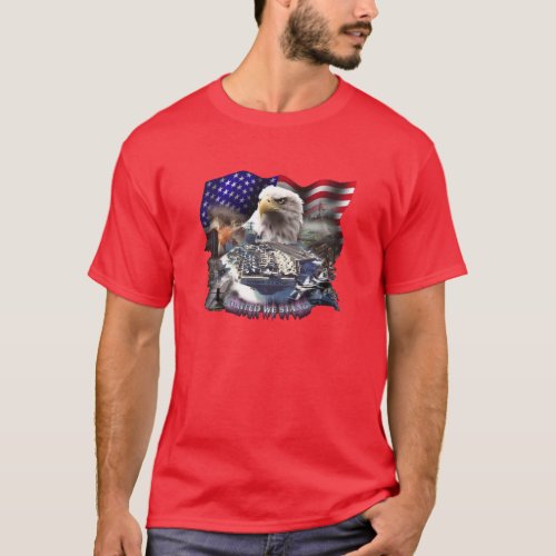 United We Stand September 11 911 t_shirts