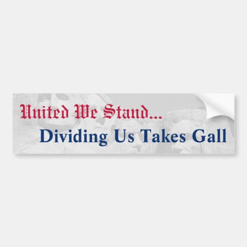 United We Stand Sticker