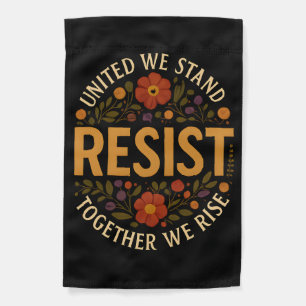 United We Stand, Together We Rise Garden Flag