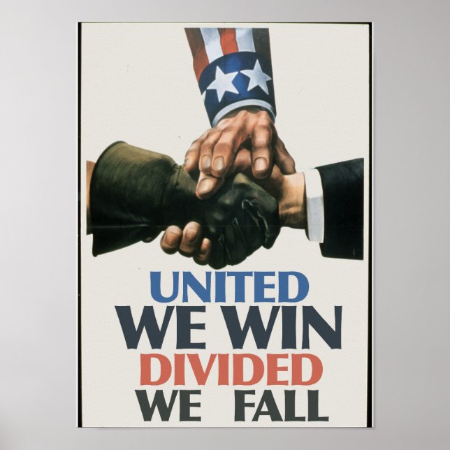 United We Win Unions Poster (Front)
