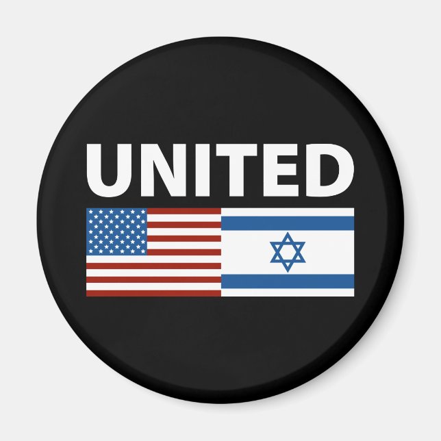 United with Israel Magnet (Front)
