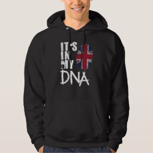 Unitek Kingdom It's In My Dna Funny British Flag Hoodie