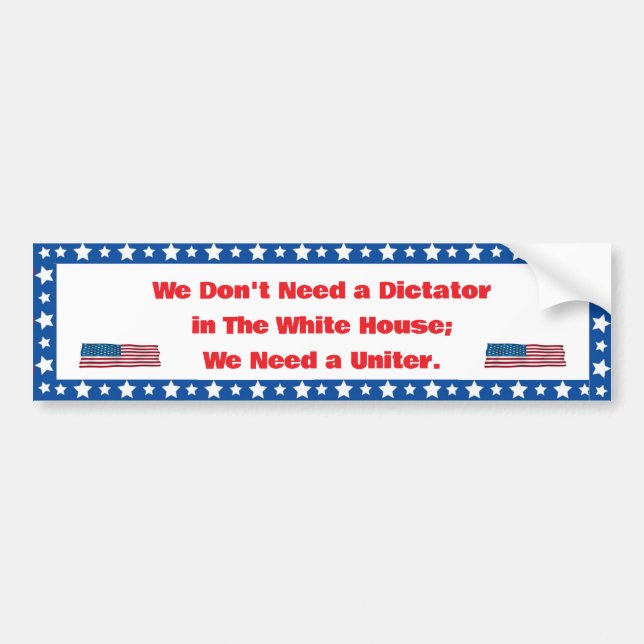 Uniter Bumper Sticker (Front)