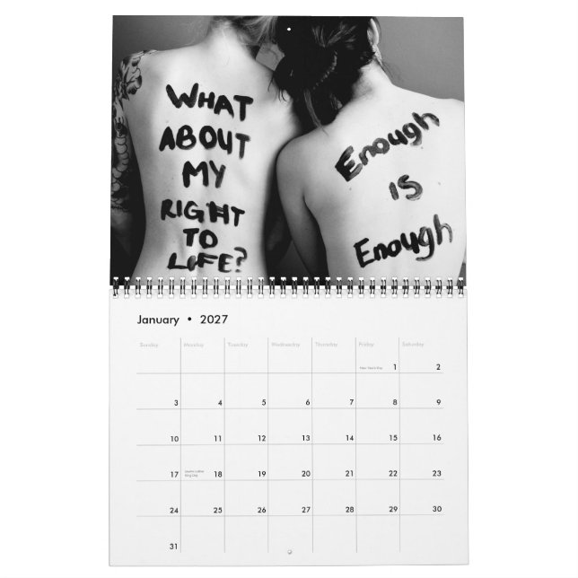 UniteWomen.org 2015 Liora K Calendar (Jan 2027)