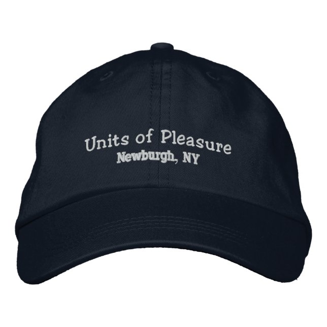 Units of Pleasure Embroidered Baseball Hat (Front)