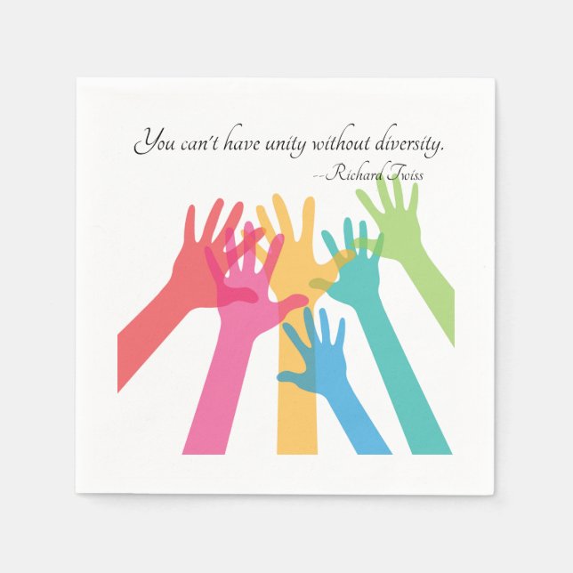 Unity and Diversity Napkins (Front)