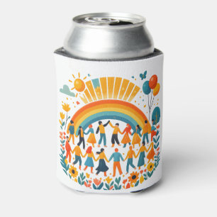 Unity and Diversity Rainbow Can Cooler