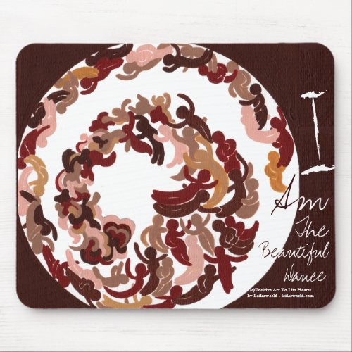 Unity and Peace Handpainted Positive Uplifting Art Mouse Pad