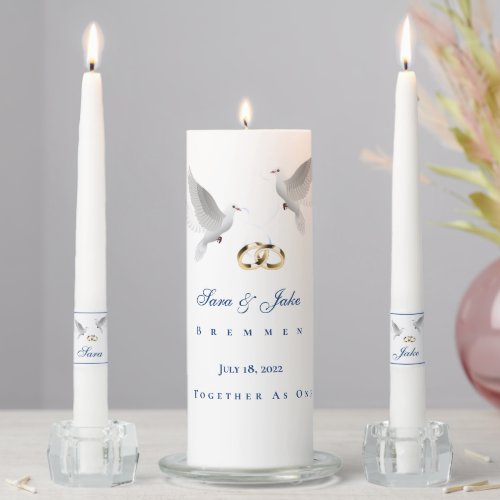 Unity Candle Set_Doves