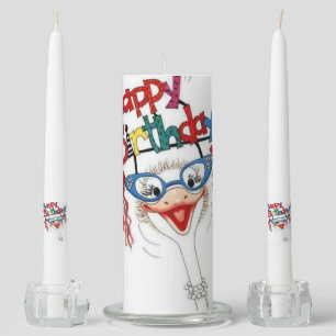 Unity Candle Set Happy Birthday