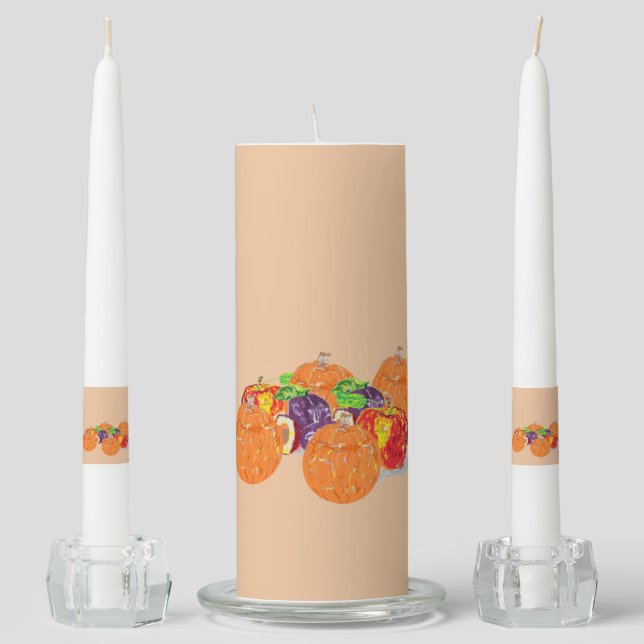 Unity Candle Set Thanksgiving  (Front)