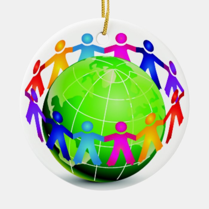 Unity   Children Around Globe   SRF Ornament