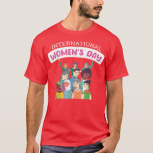 Unity Colors Diversity Feminism International Wome T-Shirt