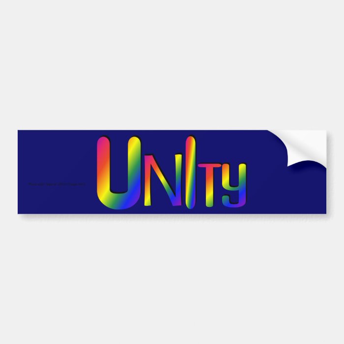 UNIty Custom Bumper Sticker