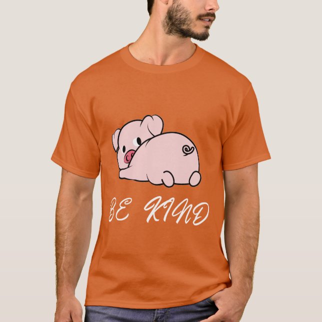 unity day be kind funny pig T-Shirt (Front)