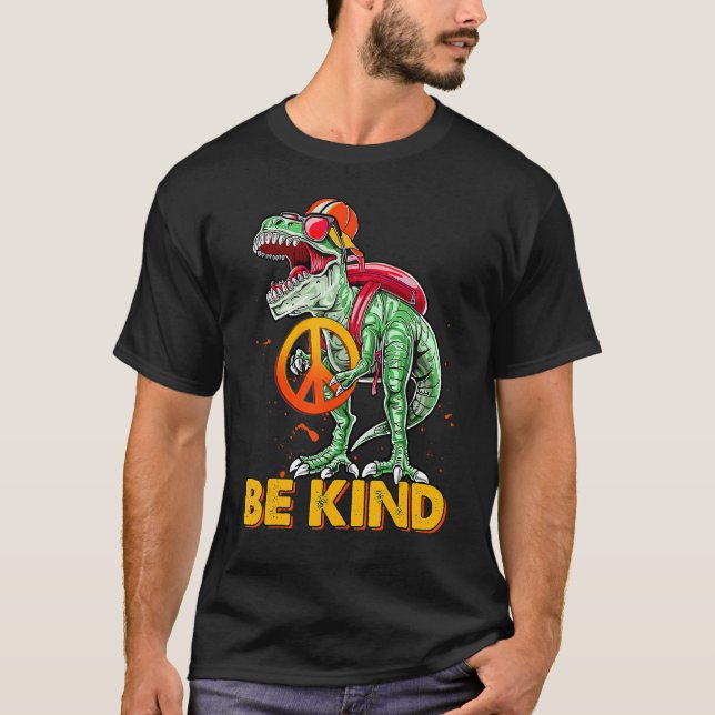 Unity Day Dinosaur Rex Be Kind Anti Bullying Toddl T-Shirt (Front)