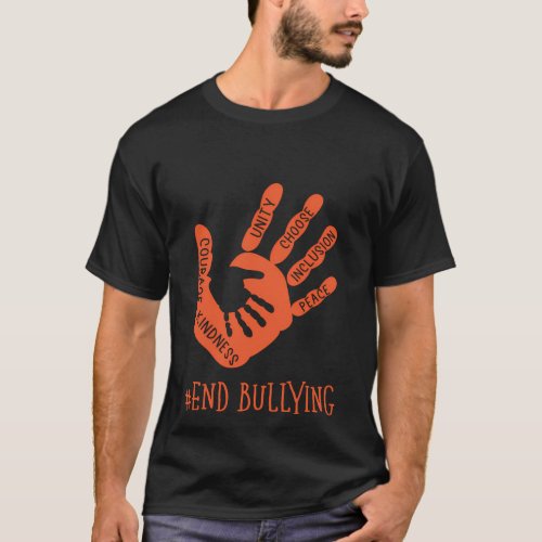 Unity Day Orange Be Kind End Bullying T_Shirt