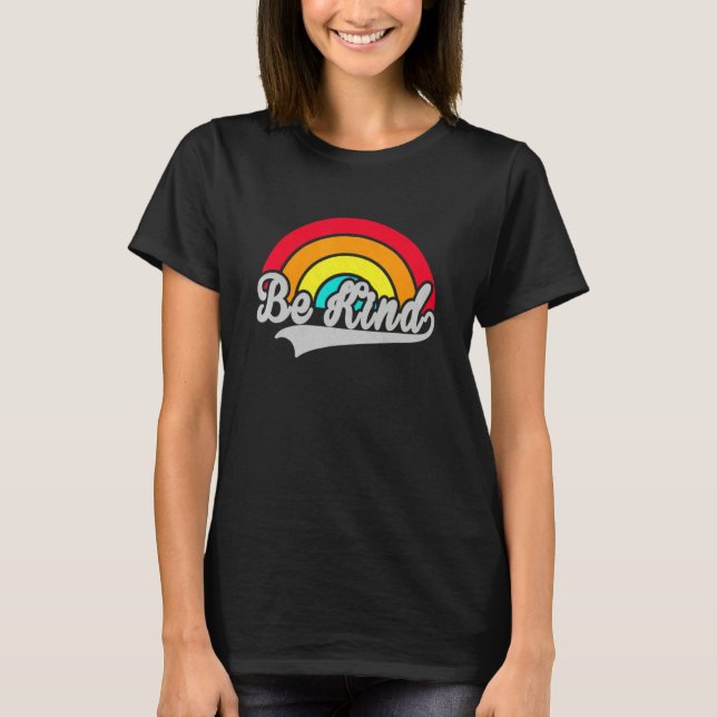 Unity Day Orange Teacher Kindness Antibullying Ret T-Shirt (Front)