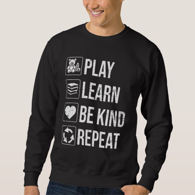 Unity Day Orange Tee Play Learn Be Kind Repeat Ant (Front)