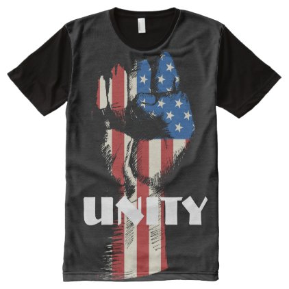 Unity Fist All-Over-Print T-Shirt