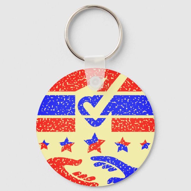 Unity in Action - A Beacon of Partnership Keychain (Front)