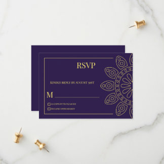 Unity in Bloom Purple Response Card