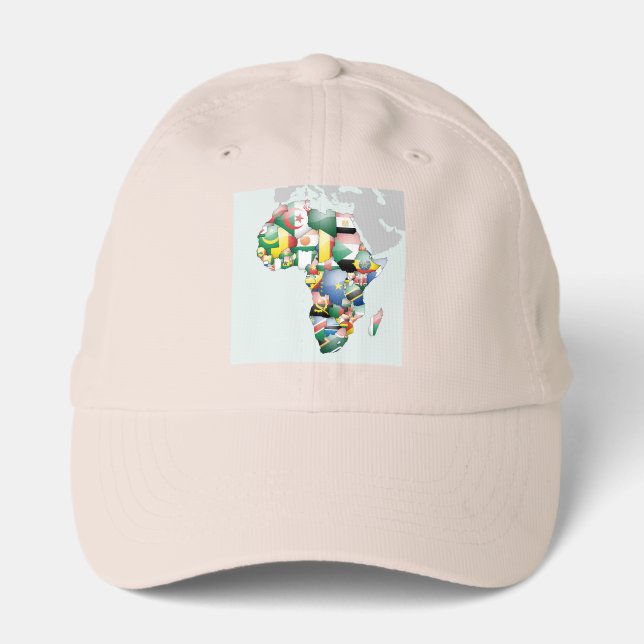 Unity in Diversity: Africa's Flags Collection Performance Cap (Front)