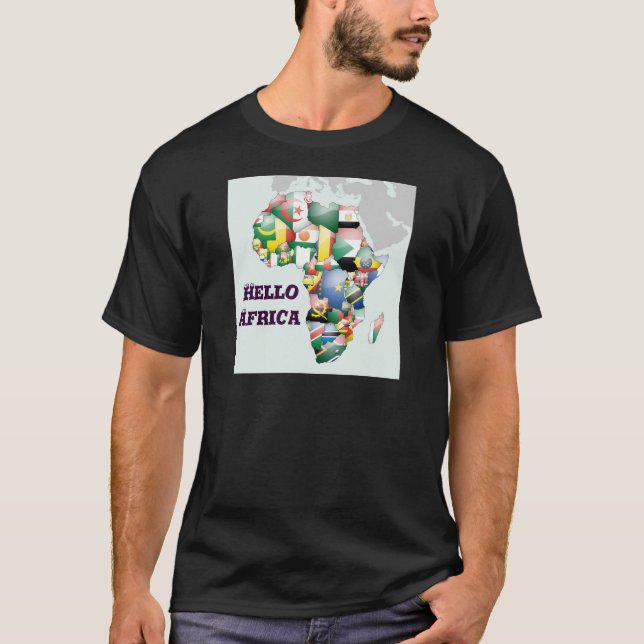 Unity in Diversity: Africa's Flags Collection T-Shirt (Front)