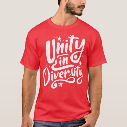 Unity in Diversity Diverse Colours T_Shirt