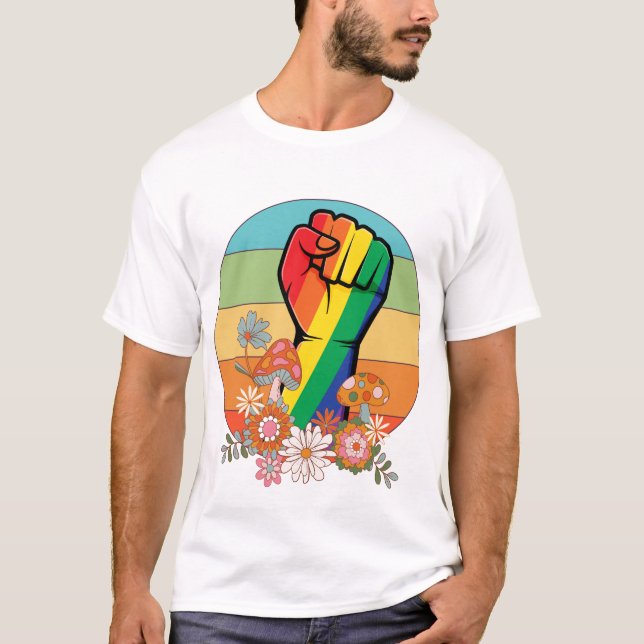 Unity in Diversity: LGBT Pride T-Shirt  (Front)