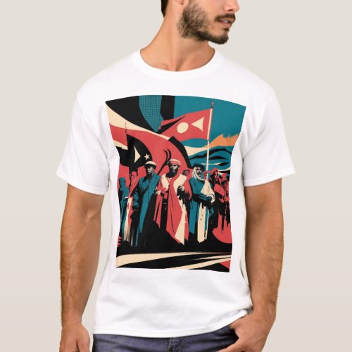 Unity in Diversity Middle Eastern Solidarity T_Shirt