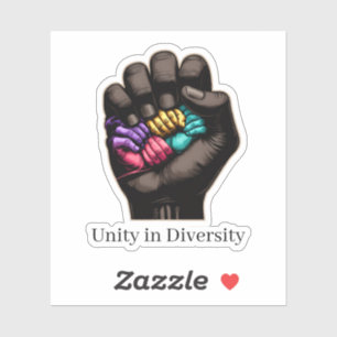 Unity in Diversity Sticker