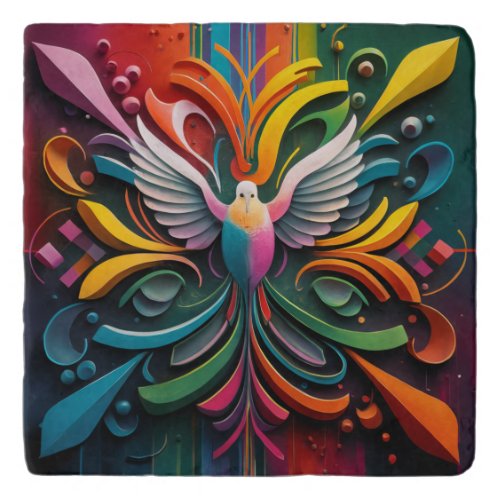 UNITY IN FLIGHT A VISION OF PEACE TRIVET