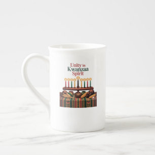 Unity in Kwanzaa Spirit Bone China Mug