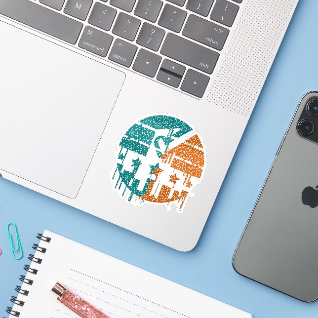 Unity in Motion - Drips of Democracy Sticker (Laptop w/ iPhone)