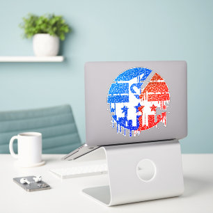 Unity in Motion - Drips of Democracy Sticker