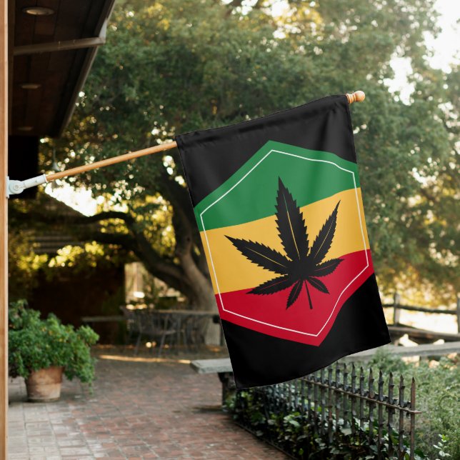 Unity is Peace House Flag (In SItu)